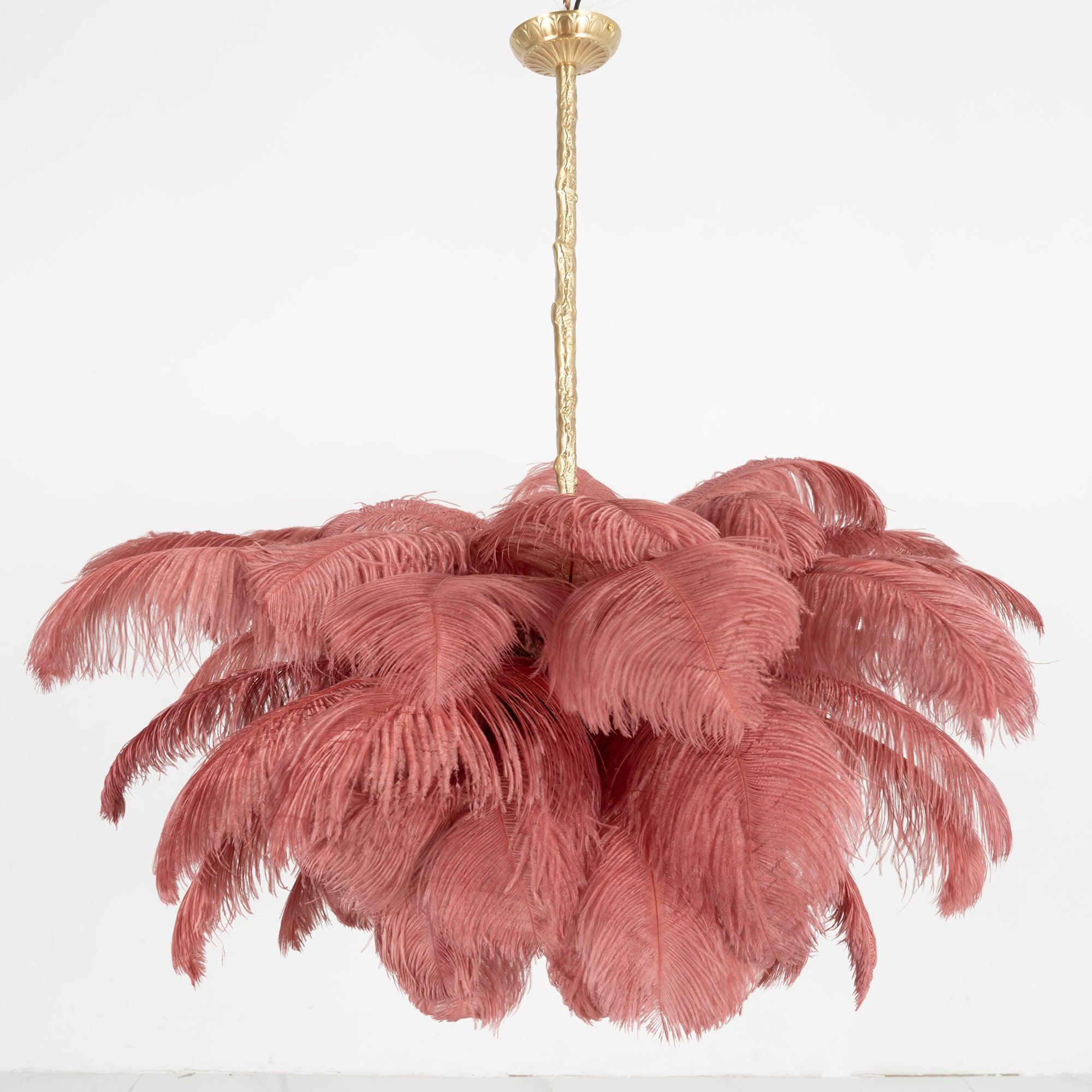 Fero Ostrich Feather Chandelier