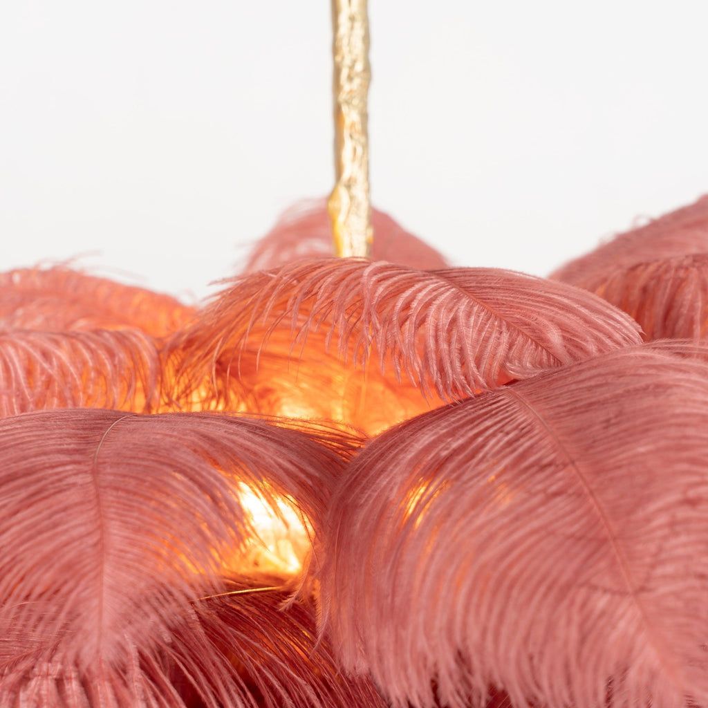Fero Ostrich Feather Chandelier