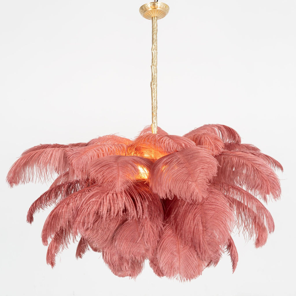 Fero Ostrich Feather Chandelier