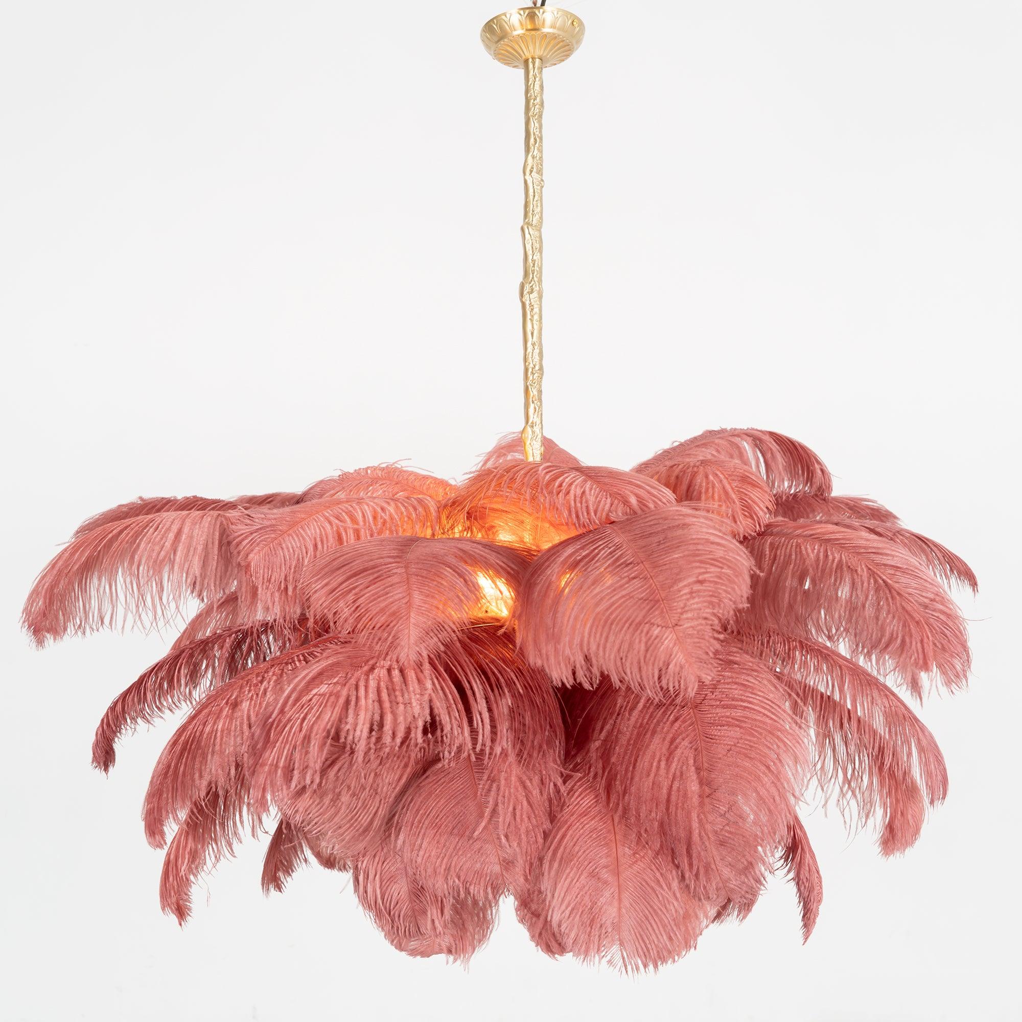 Fero Ostrich Feather Chandelier