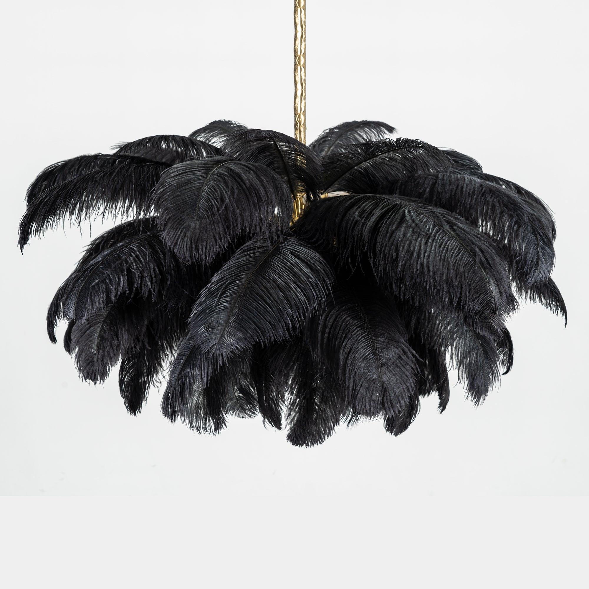 Fero Ostrich Feather Chandelier