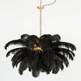 Fero Ostrich Feather Chandelier