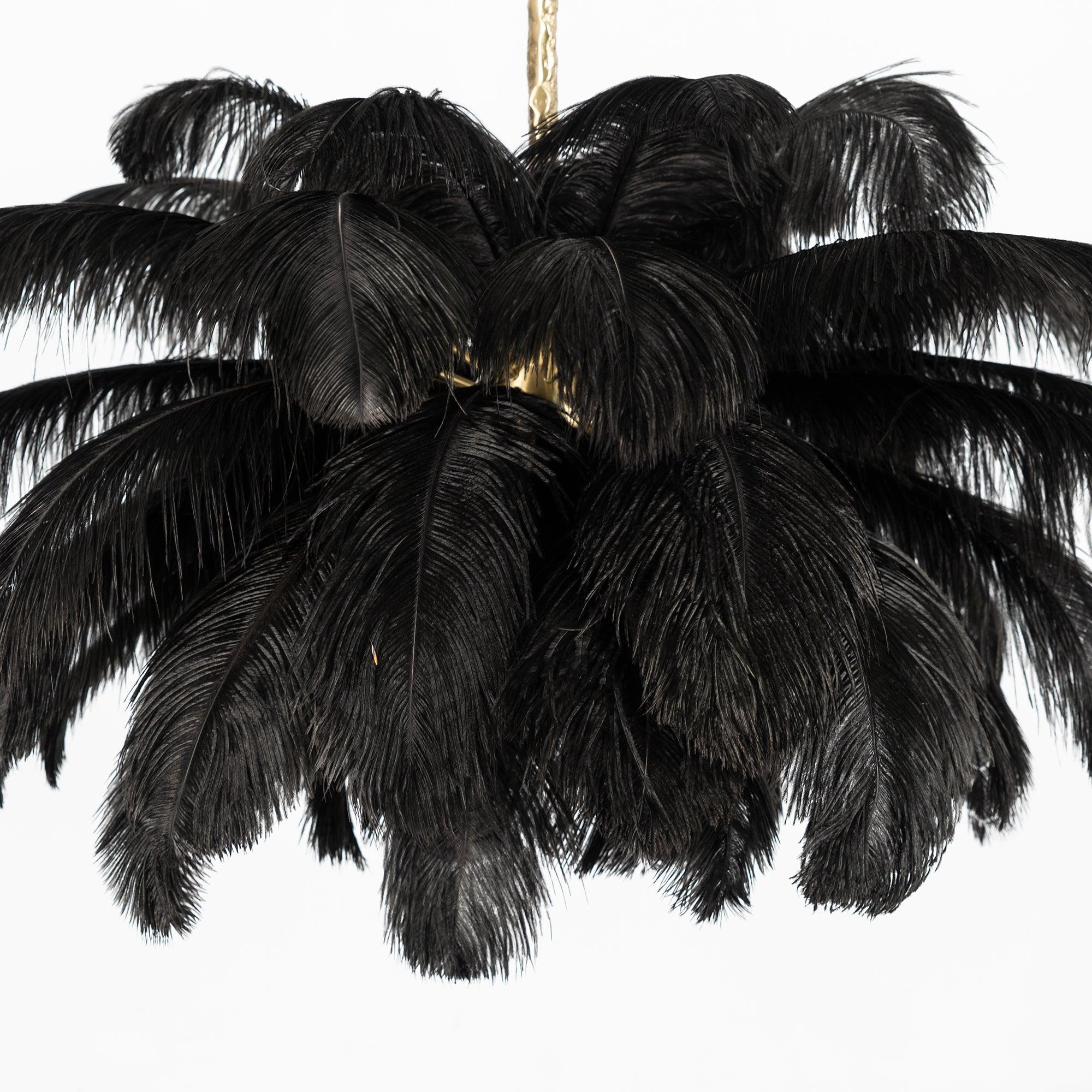 Fero Ostrich Feather Chandelier