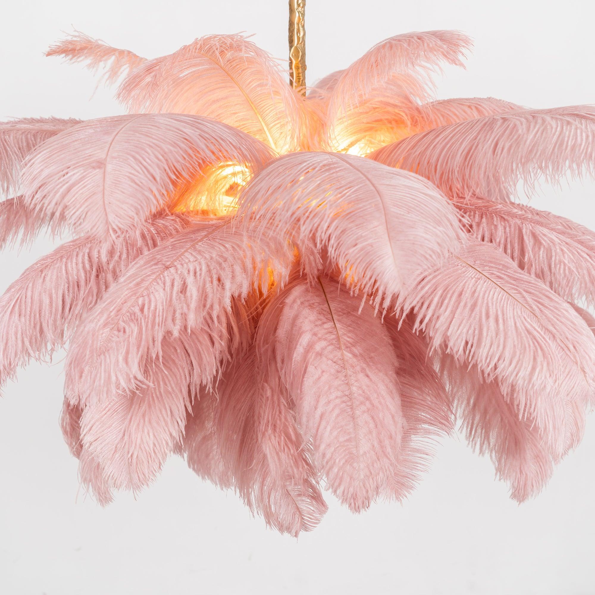 Fero Ostrich Feather Chandelier