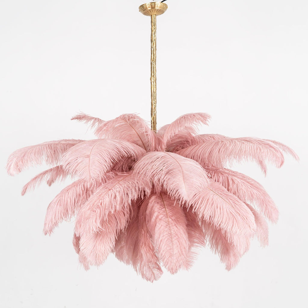 Fero Ostrich Feather Chandelier