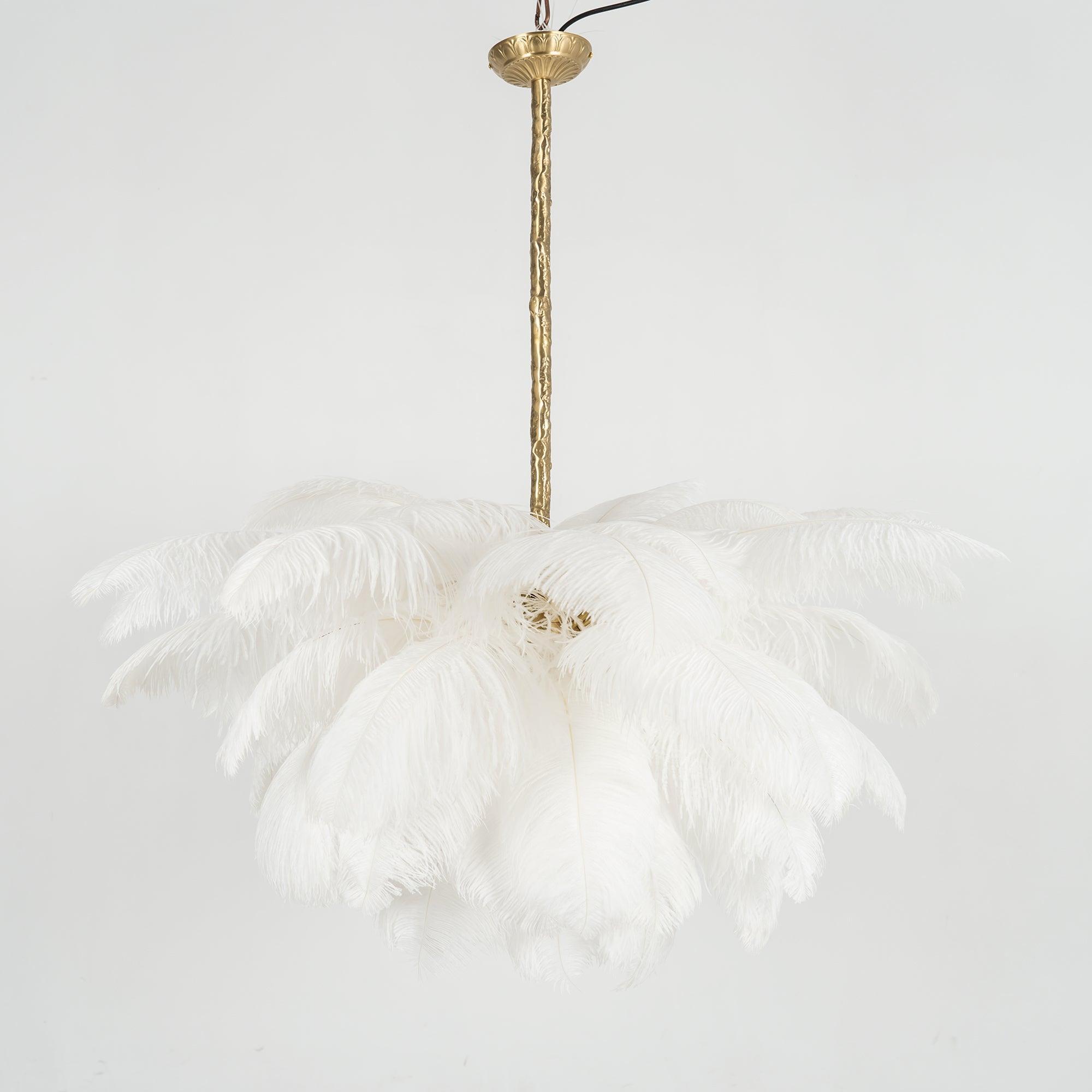 Fero Ostrich Feather Chandelier