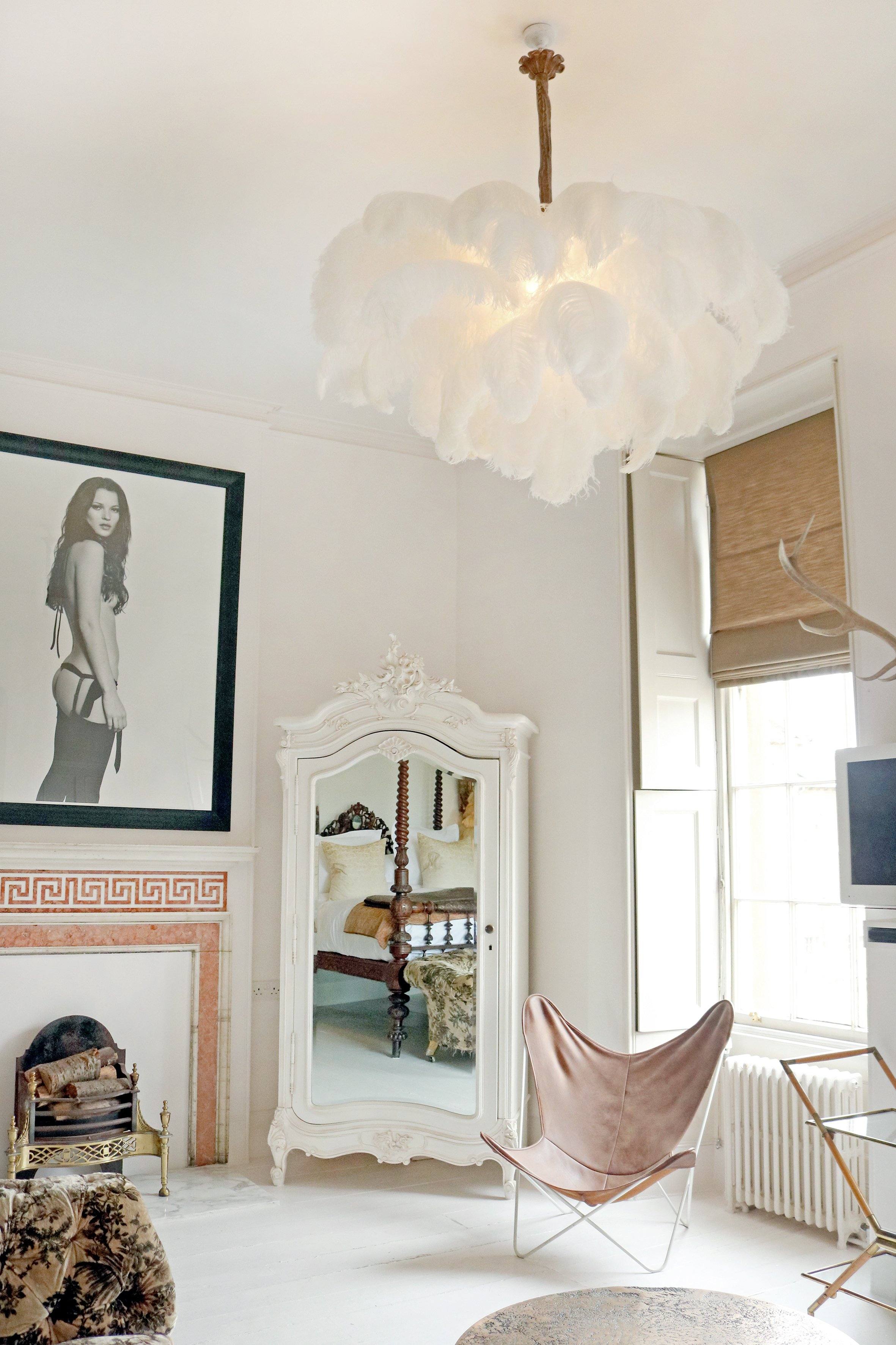 Fero Ostrich Feather Chandelier