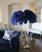 Fero Ostrich Feather Floor Lamp