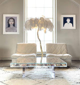 Fero Ostrich Feather Floor Lamp