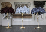 Fero Ostrich Feather Floor Lamp