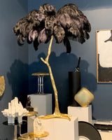 Fero Ostrich Feather Floor Lamp