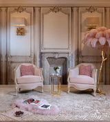 Fero Ostrich Feather Floor Lamp