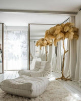 Fero Ostrich Feather Floor Lamp