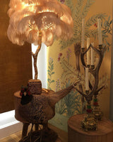 Fero Ostrich Feather Floor Lamp
