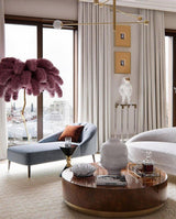 Fero Ostrich Feather Floor Lamp