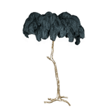 Fero Ostrich Feather Floor Lamp