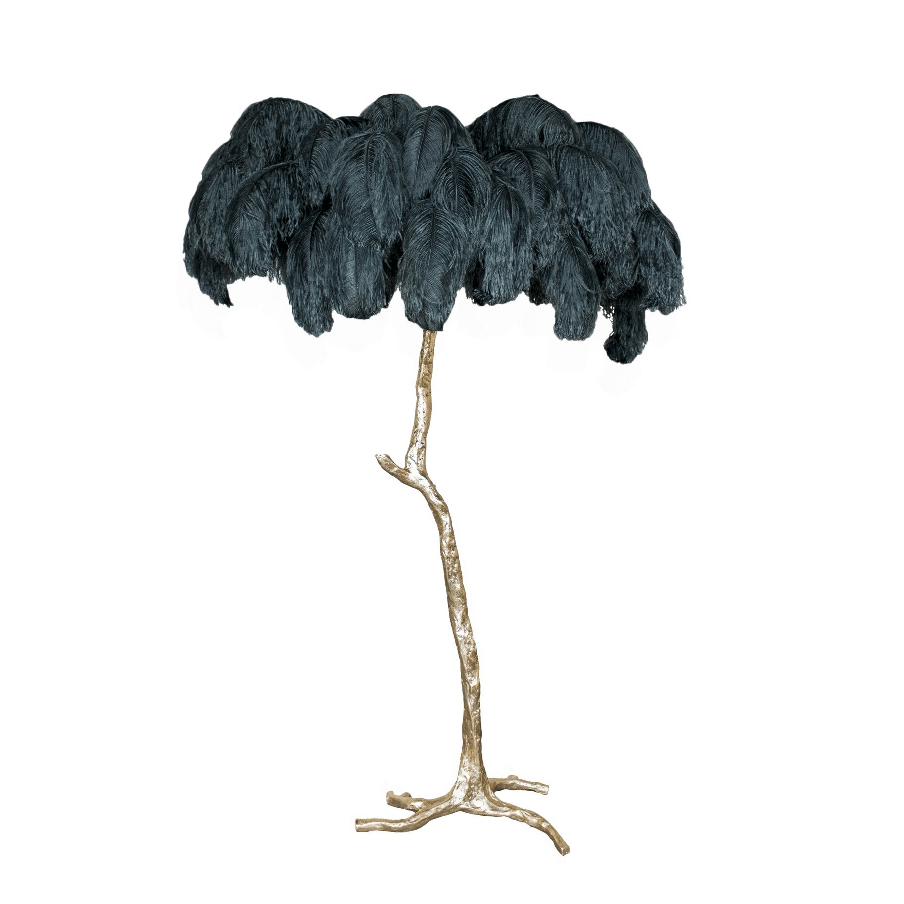 Fero Ostrich Feather Floor Lamp
