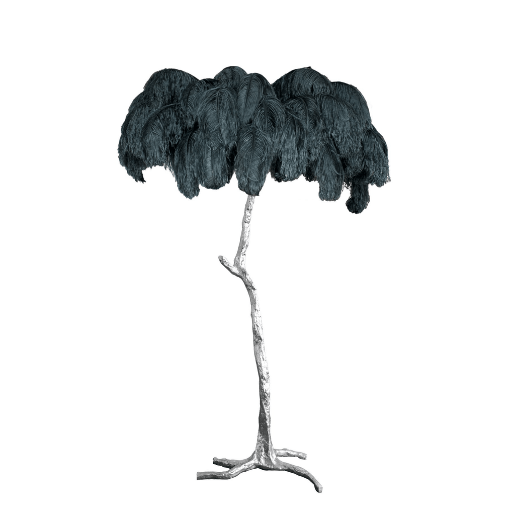Fero Ostrich Feather Floor Lamp