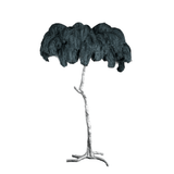 Fero Ostrich Feather Floor Lamp