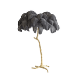 Fero Ostrich Feather Floor Lamp