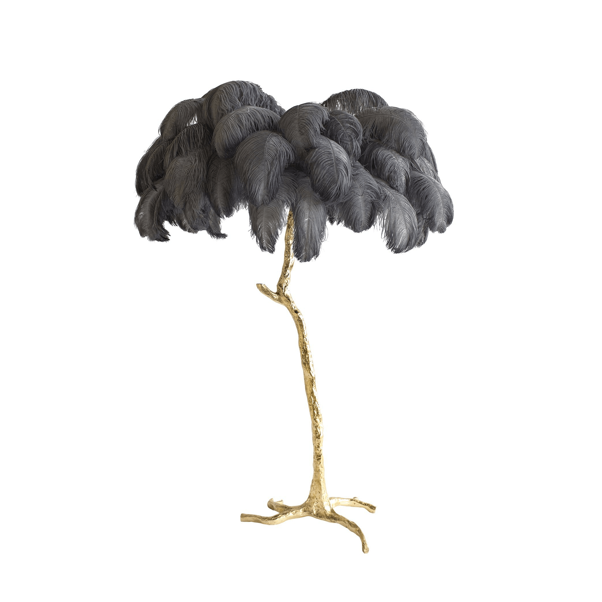 Fero Ostrich Feather Floor Lamp