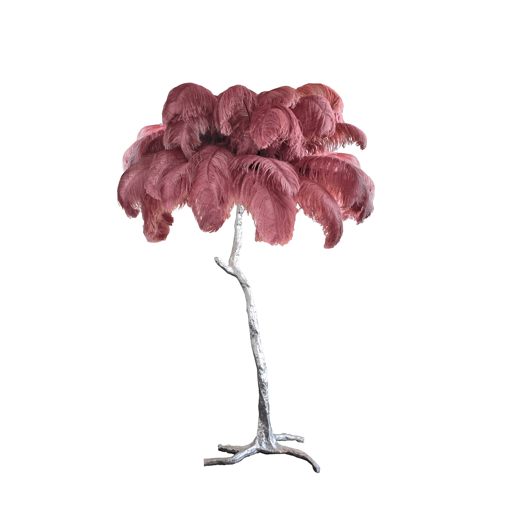Fero Ostrich Feather Floor Lamp