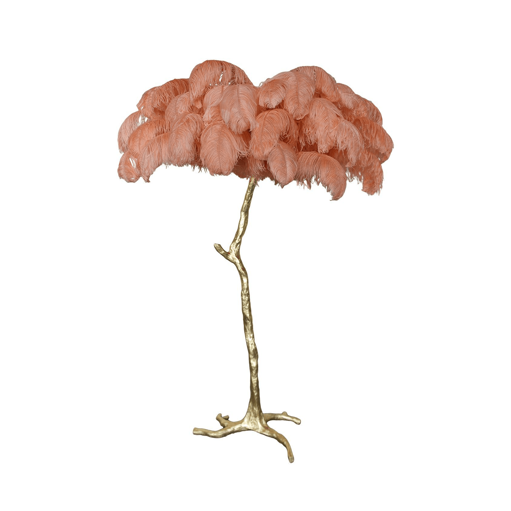 Fero Ostrich Feather Floor Lamp