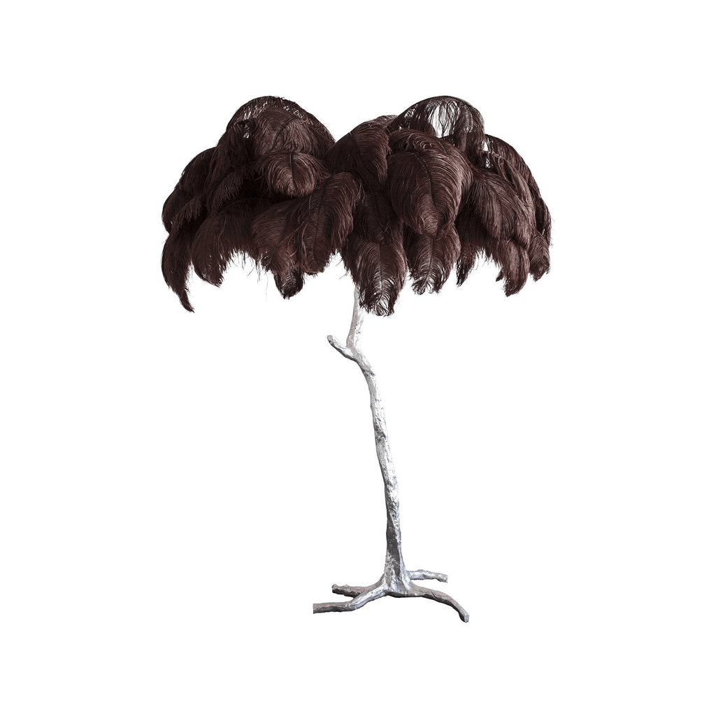 Fero Ostrich Feather Floor Lamp