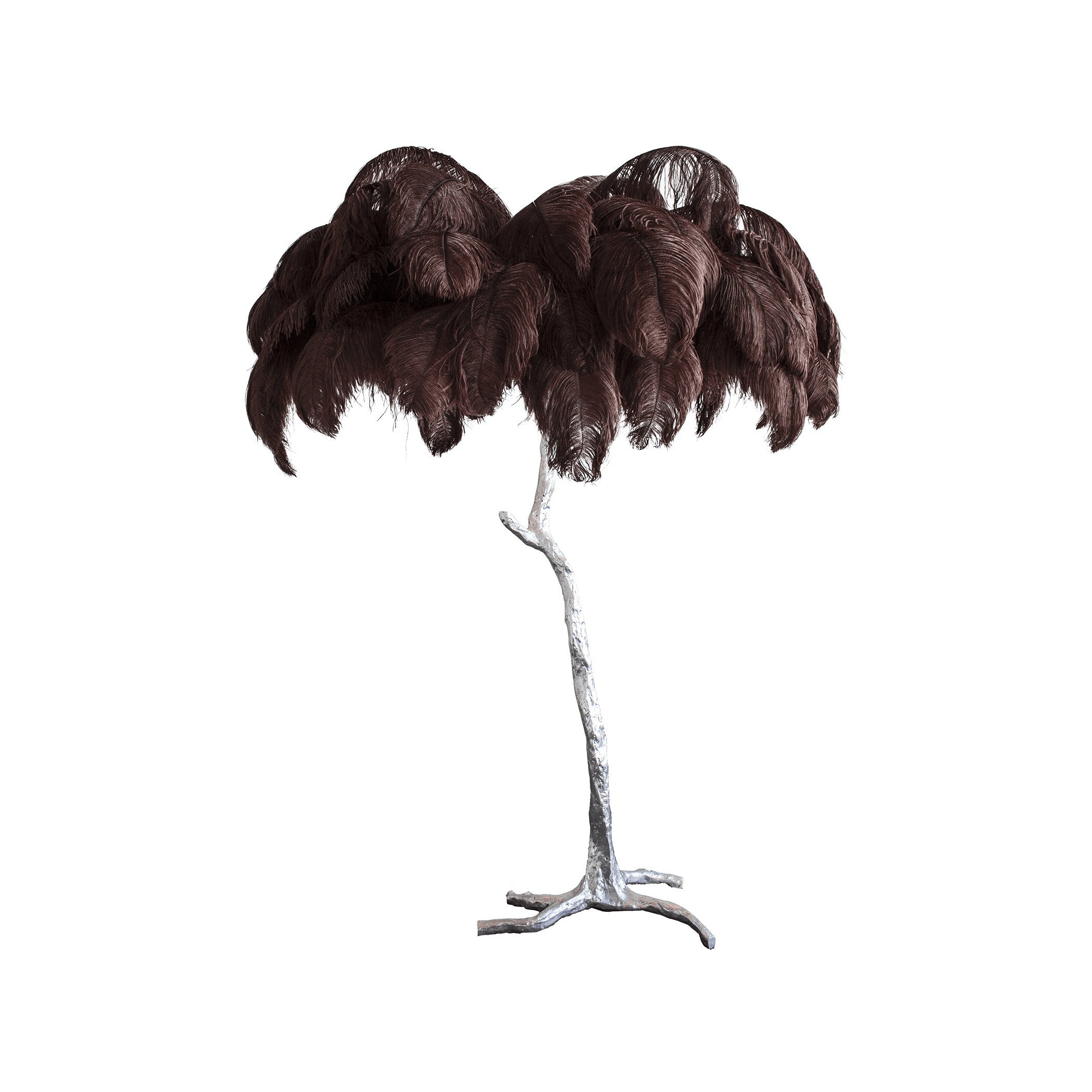 Fero Ostrich Feather Floor Lamp