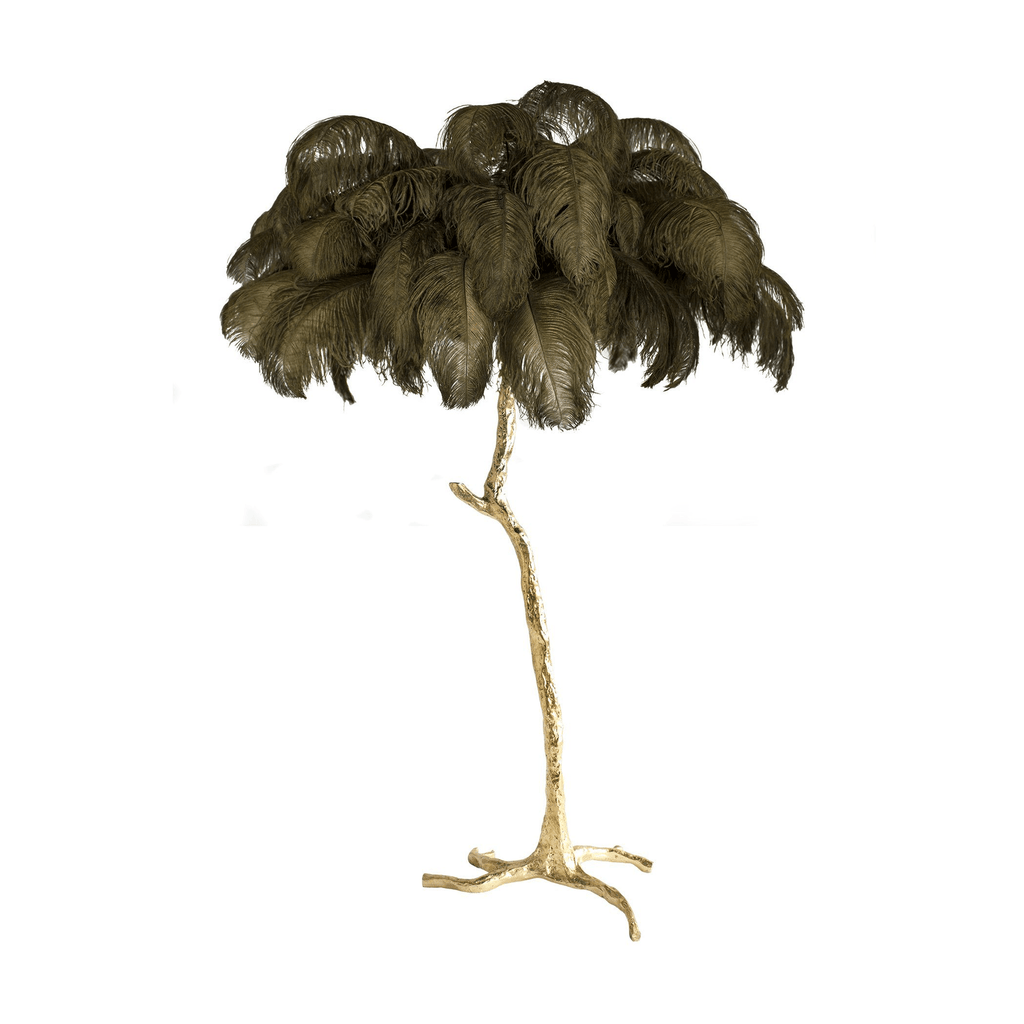 Fero Ostrich Feather Floor Lamp