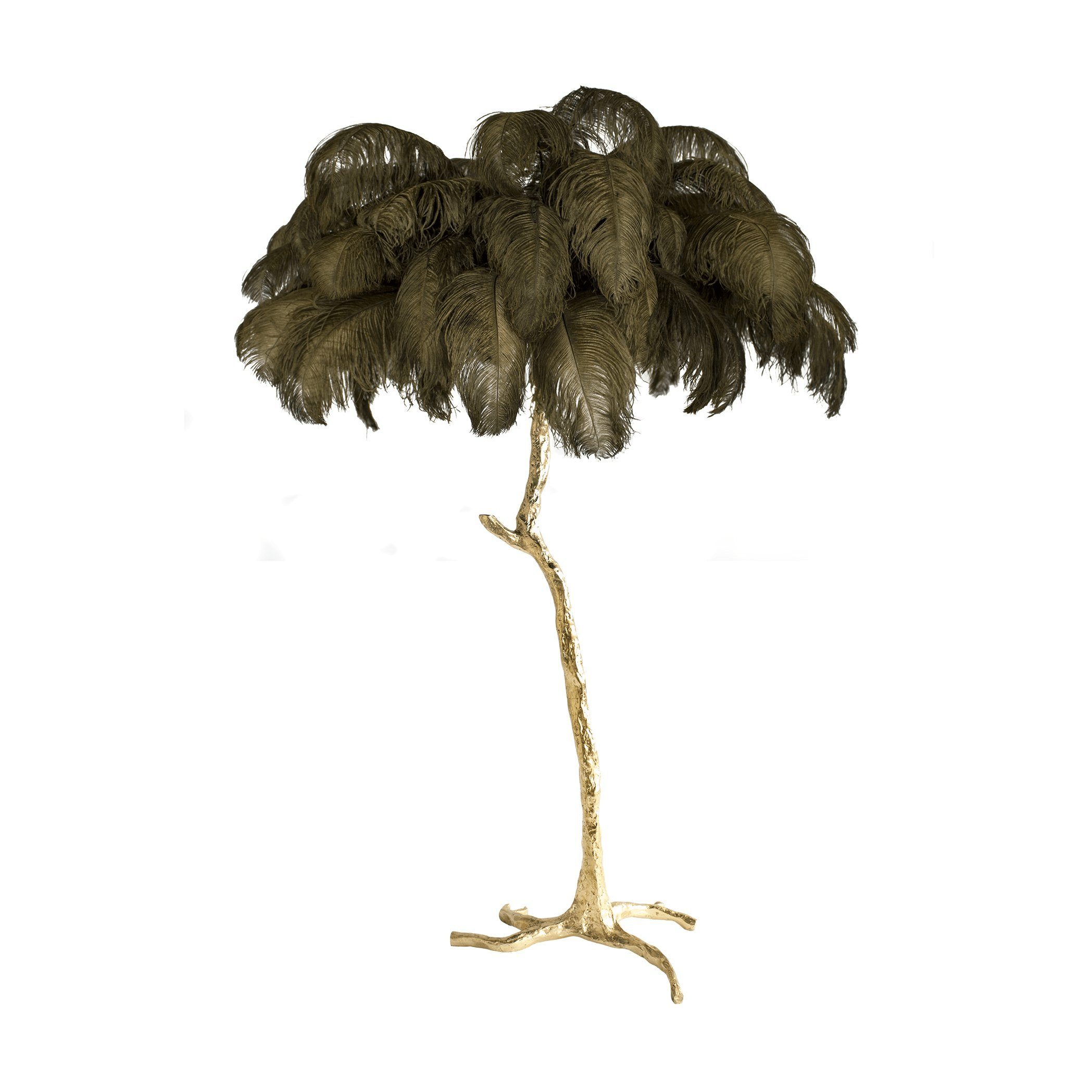 Fero Ostrich Feather Floor Lamp