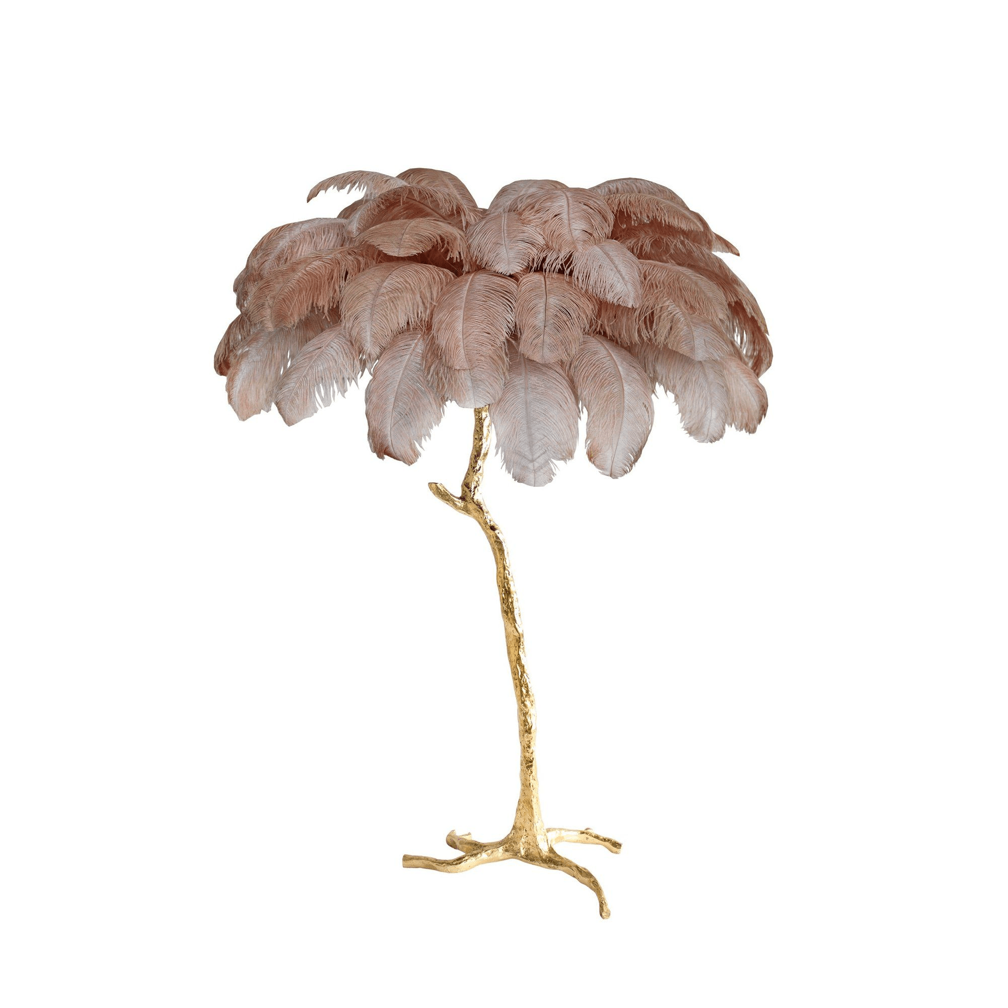 Fero Ostrich Feather Floor Lamp