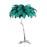 Fero Ostrich Feather Floor Lamp