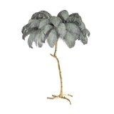 Fero Ostrich Feather Floor Lamp
