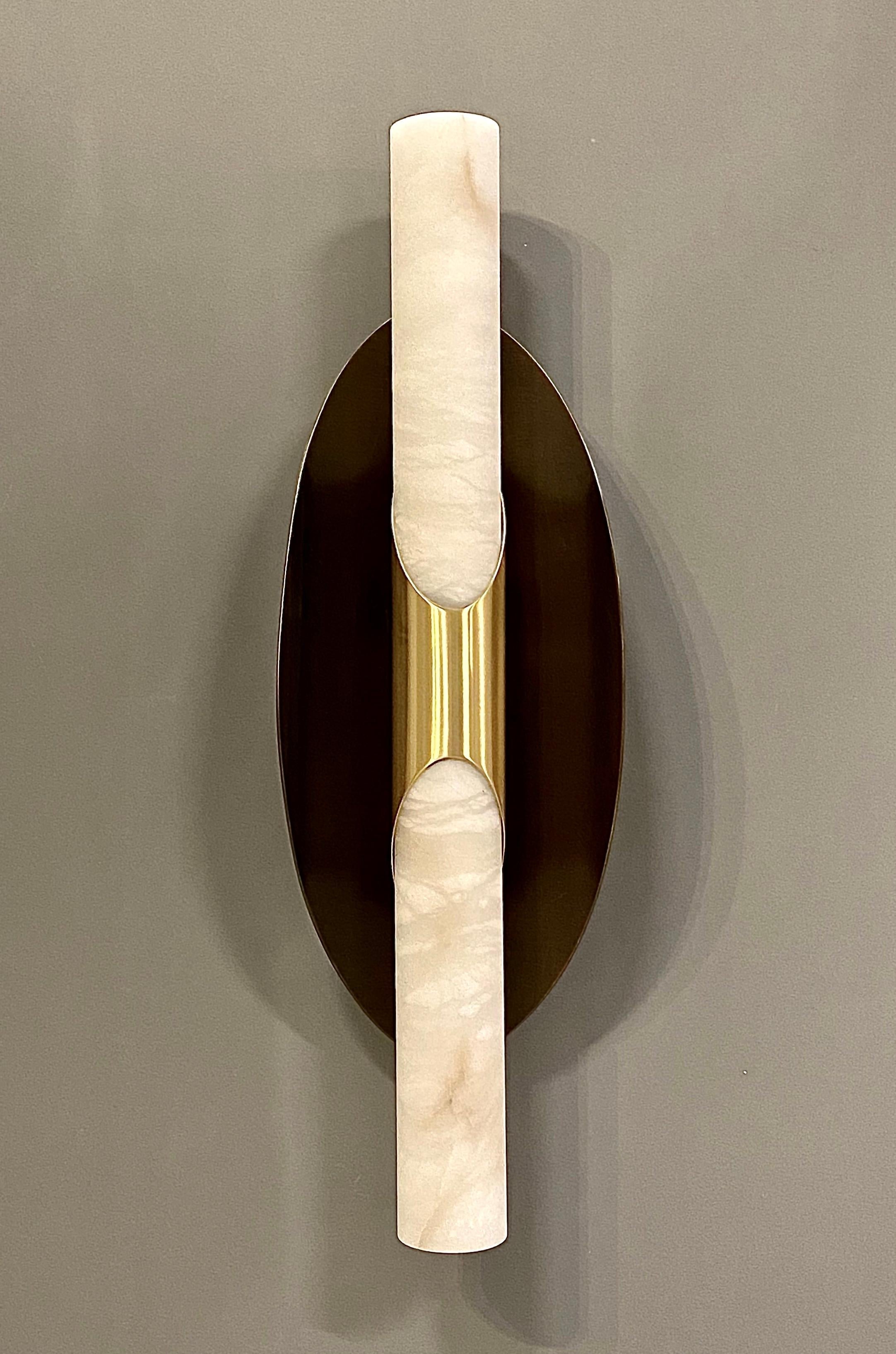 Manta Alabaster Wall Sconce