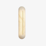 Oval Alabaster Wall Sconce