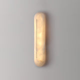 Oval Alabaster Wall Sconce