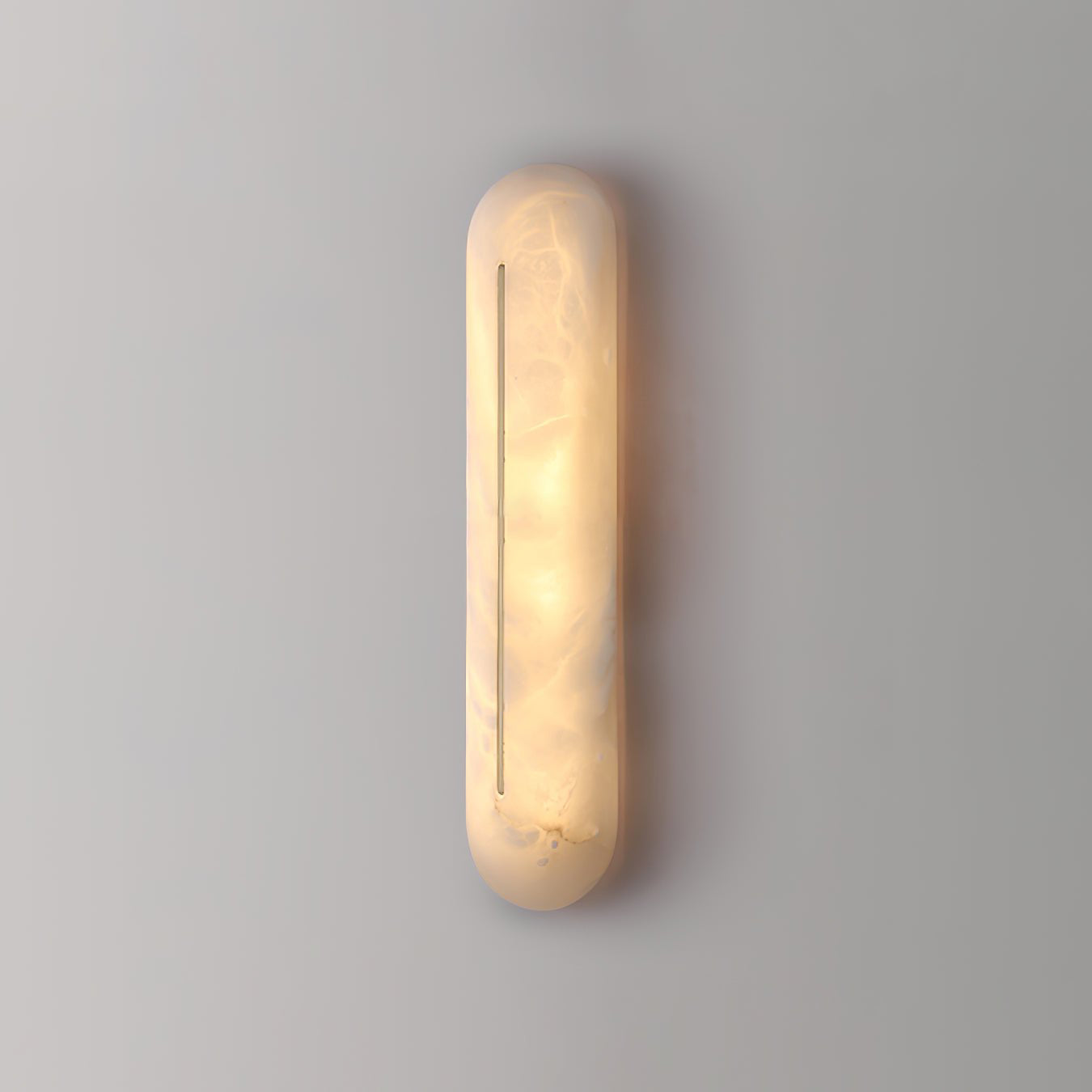 Oval Alabaster Wall Sconce