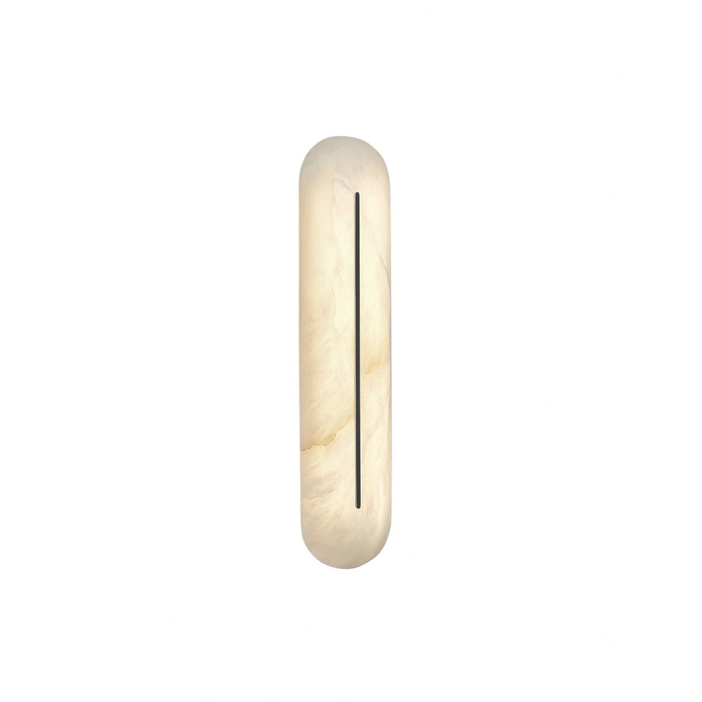 Oval Alabaster Wall Sconce