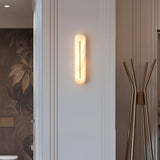 Oval Alabaster Wall Sconce