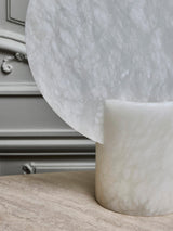 Alabaster Screen Table Lamp
