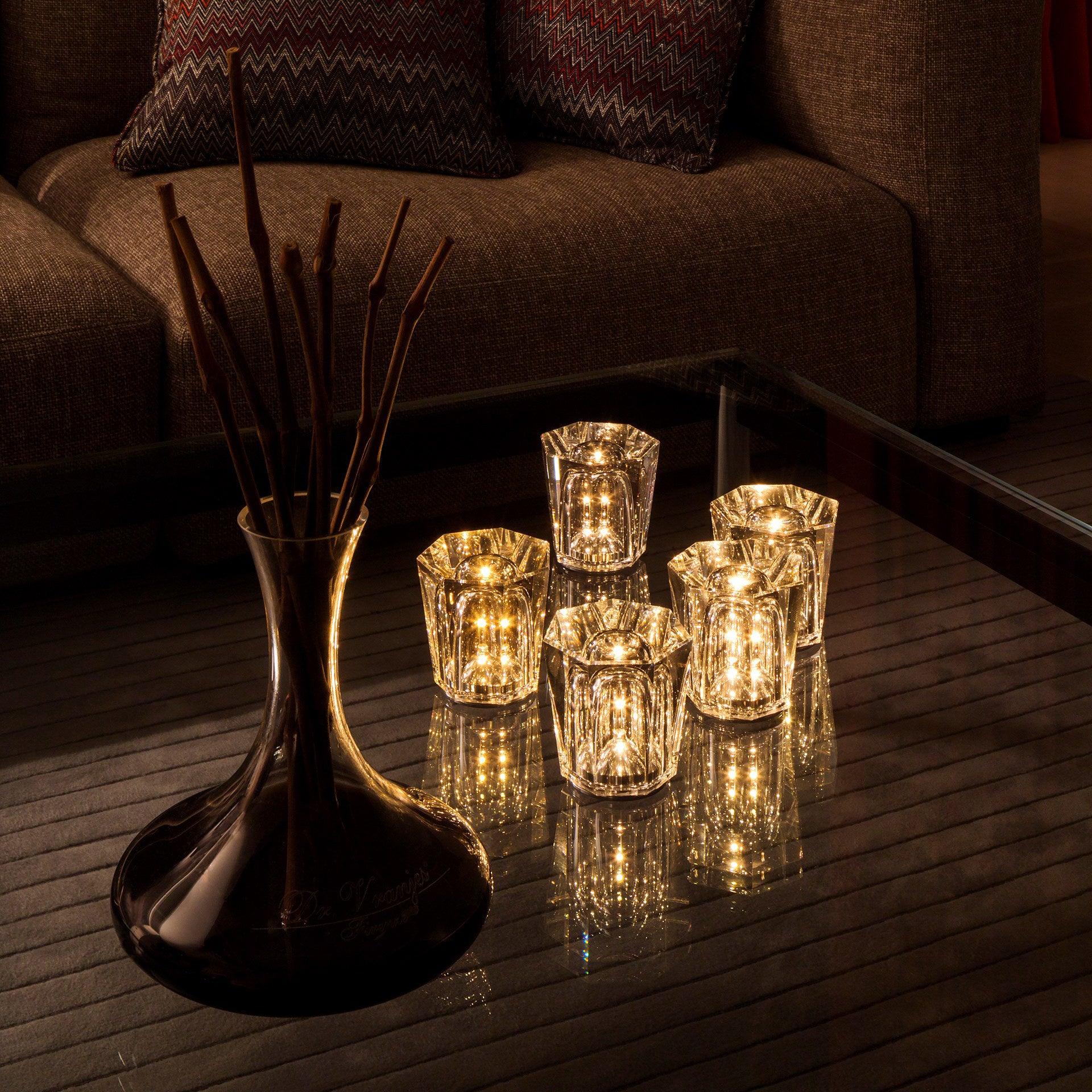 Pamela Crystal Ambient Table Lamp