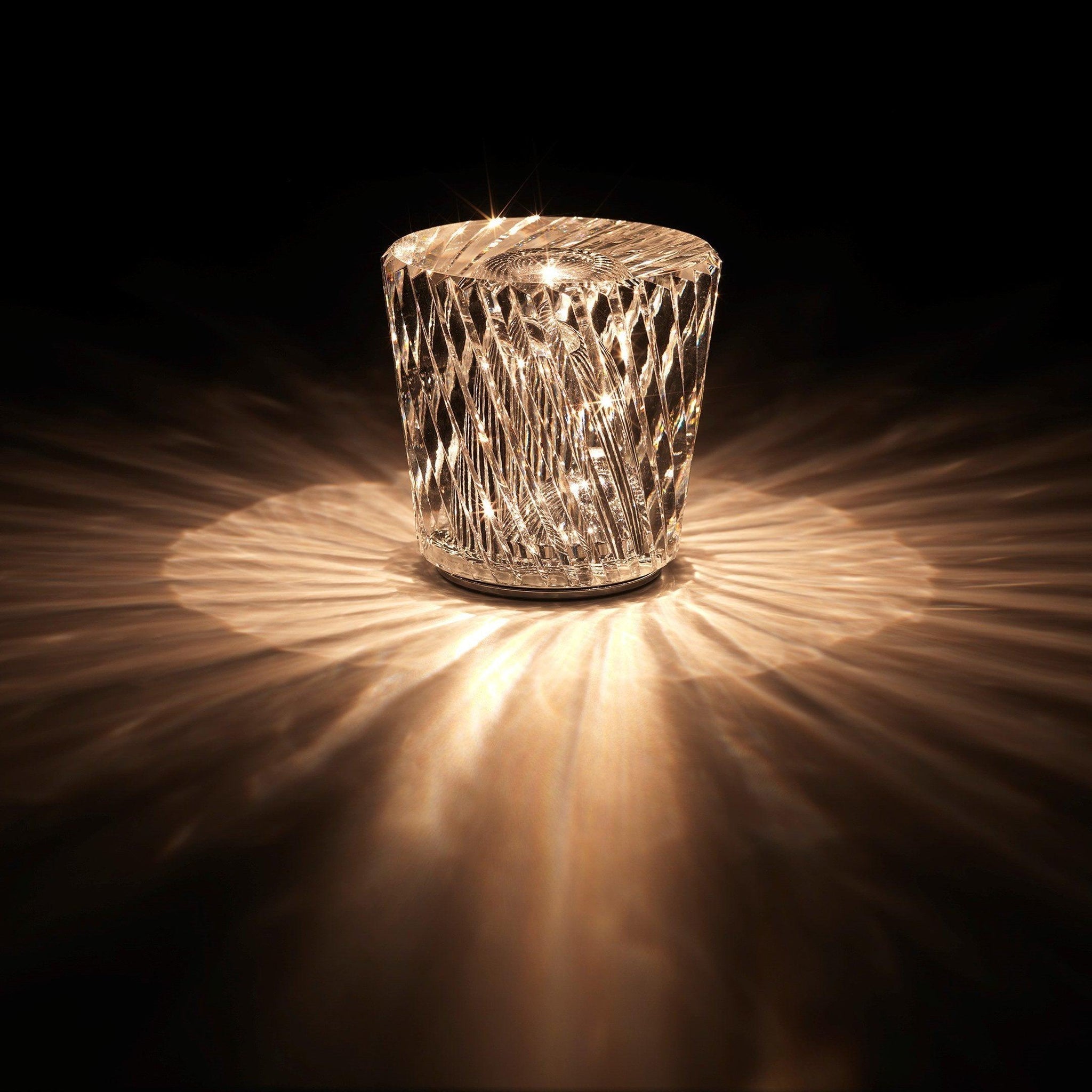 Pamela Crystal Ambient Table Lamp