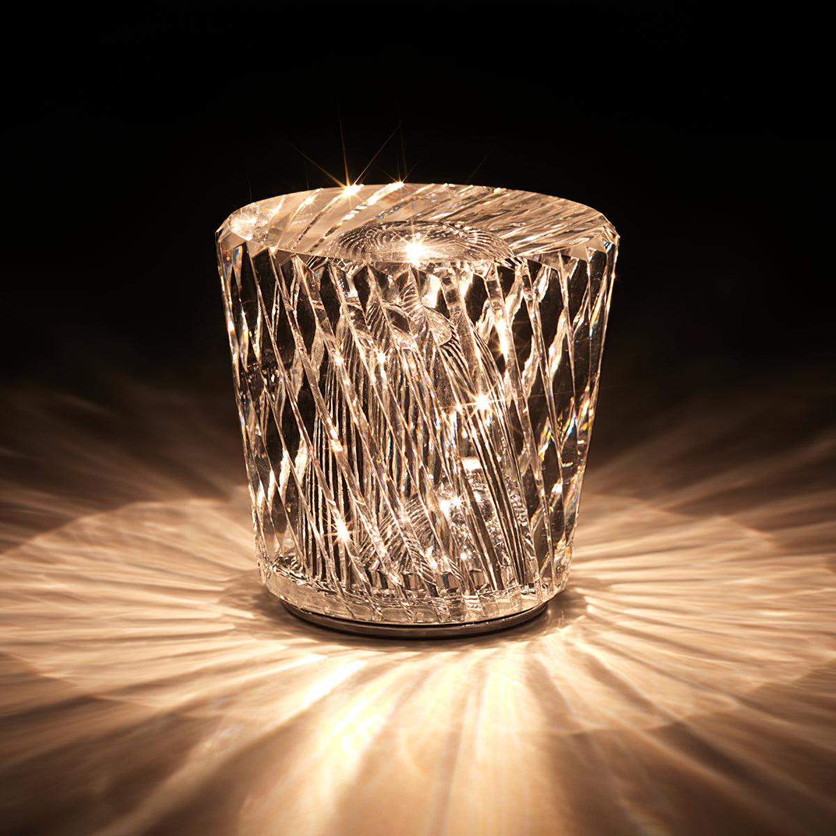 Pamela Crystal Ambient Table Lamp