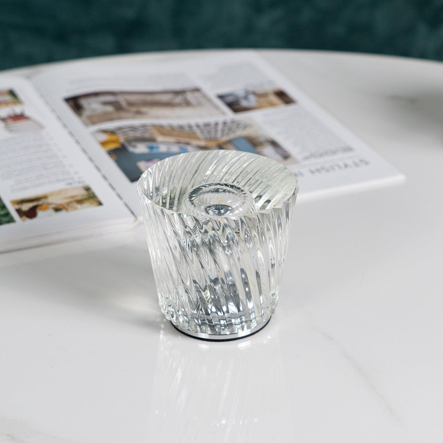 Pamela Crystal Ambient Table Lamp