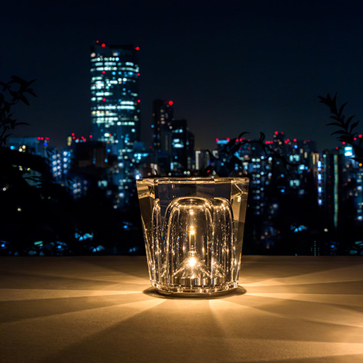 Pamela Crystal Ambient Table Lamp