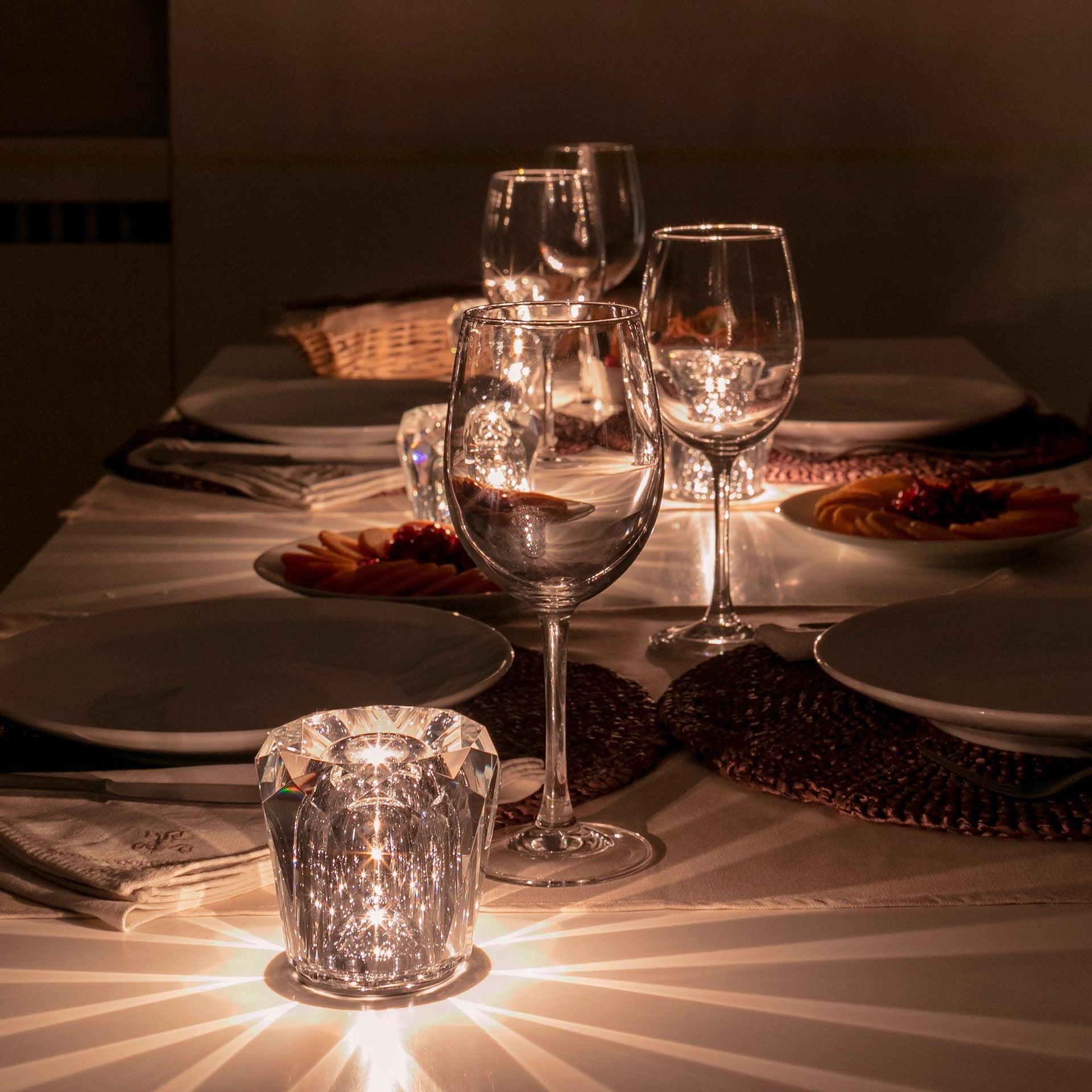 Pamela Crystal Ambient Table Lamp