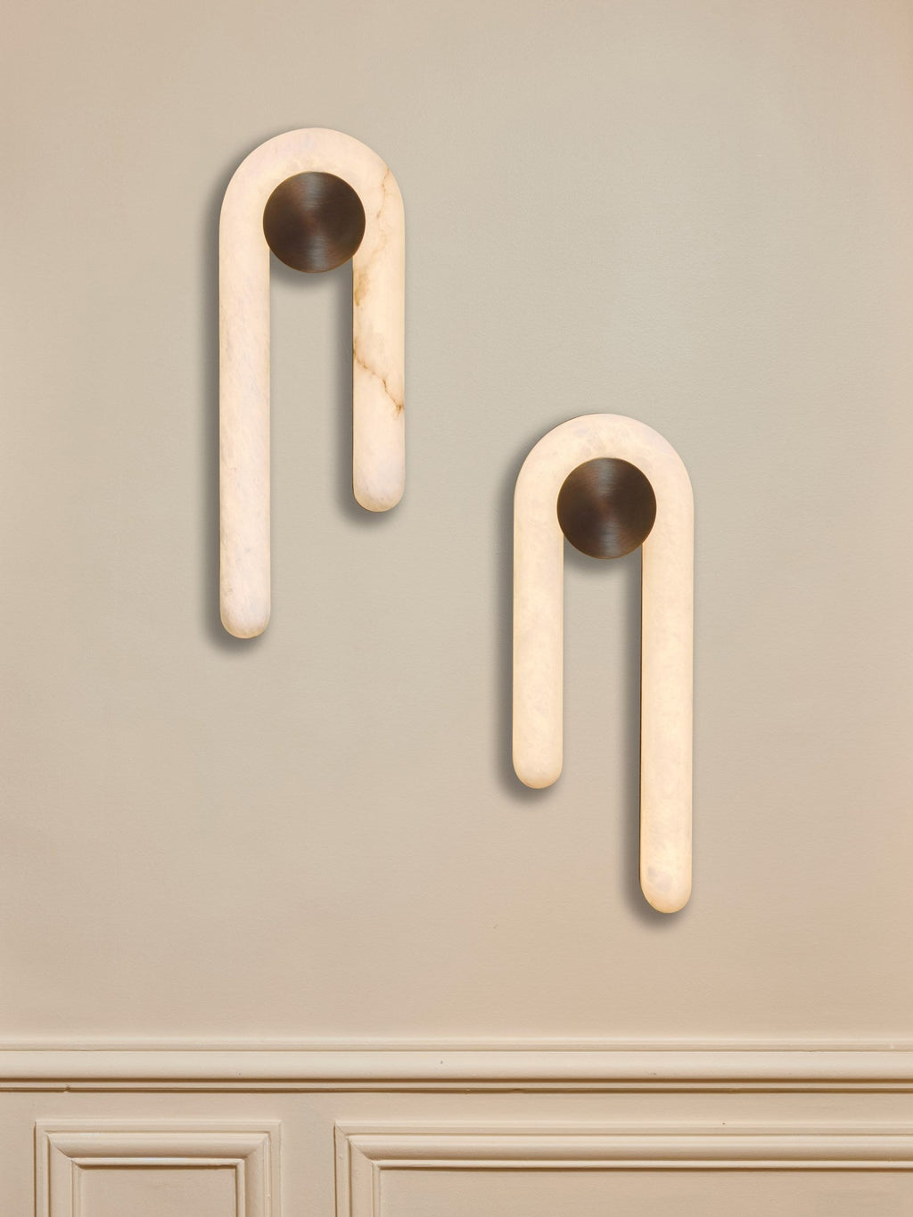 Enlightened Alabaster Sconce
