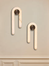 Enlightened Alabaster Sconce