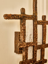 The Brutalist Mosaic Sconce